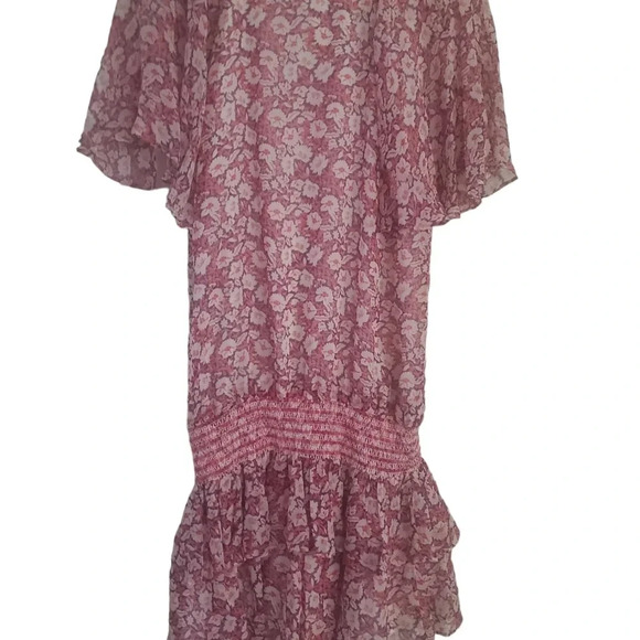 REBECCA MINKOFF PEBBLE FLORAL PRINT DRESS, SIZE SMALL - Picture 6 of 6